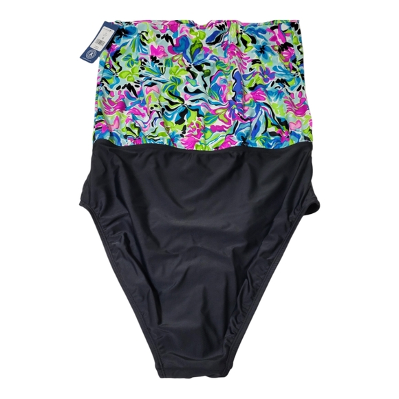 Caribbean Joe Women Swimwear Size 12 Built In Bra - Picture 2 of 6